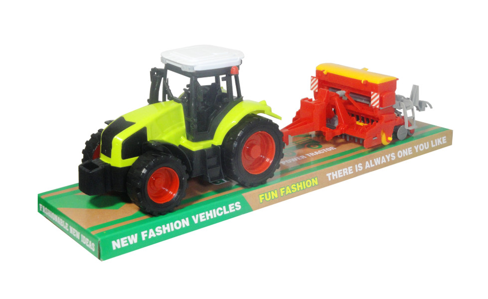 Traktor z maszyną