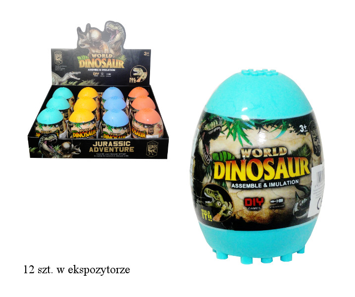 Dinozaur do skręcania w jajku