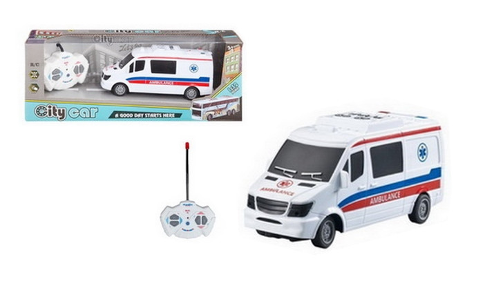 Pojazd auto ambulans sterowany pilotem