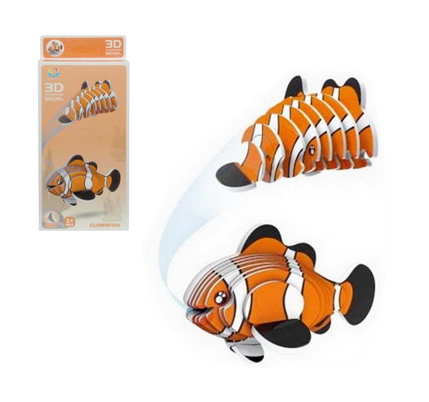 Puzzle 3D rybka nemo