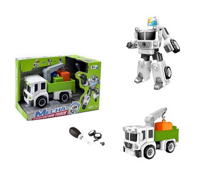 Robot 2w1 śmieciarka
