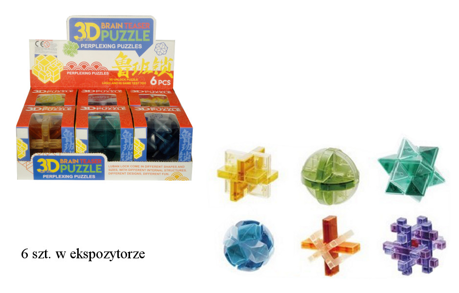 Gra kostka zręcznościowa puzzle 3D