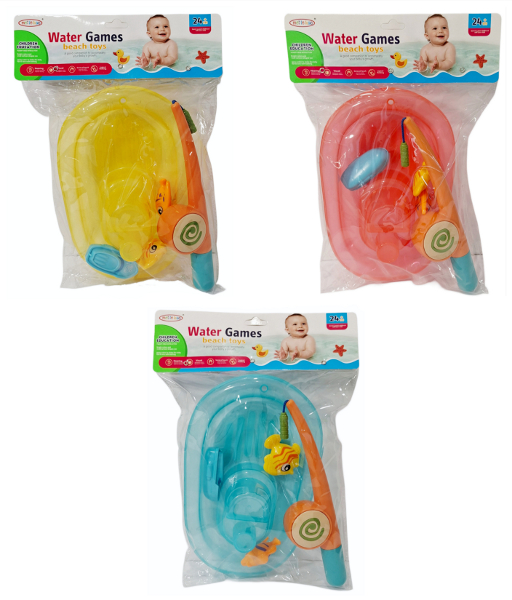 Zabawka dla malucha wędka z rybkami i wanną