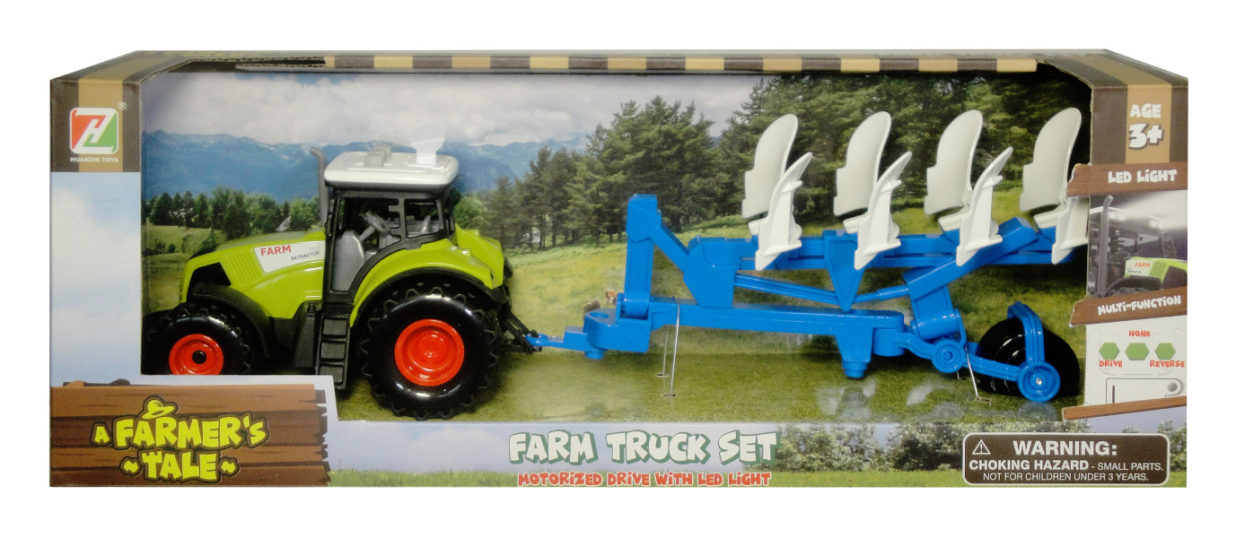 Traktor ze światłem i dźwiękiem