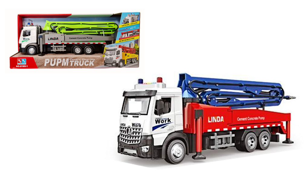 Pojazd ciężarówka ze światłem i dźwiękiem