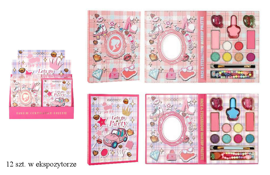 Zestaw piękności kosmetyki do malowania