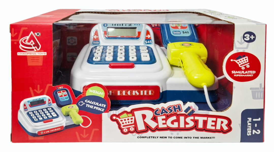 Kasa sklepowa z kalkulatorem i skanerem