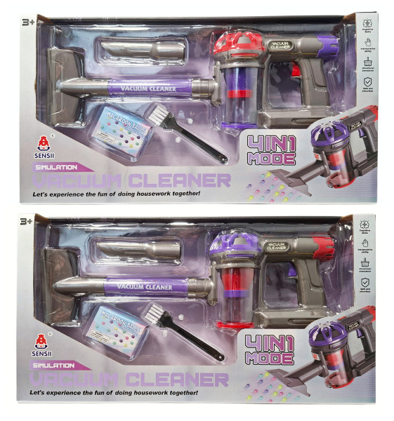 Zabawka AGD odkurzacz ręczny na baterie