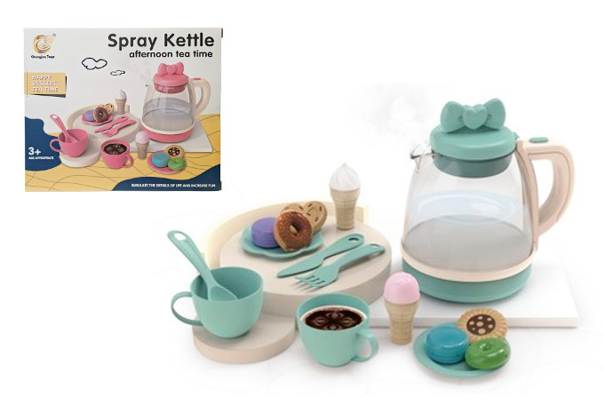 Zestaw kuchenny naczynia do herbaty z elektrycznym czajnikiem