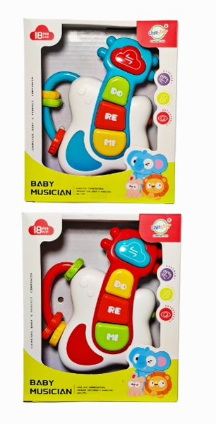 Zabawka dla malucha gitara ze światłem i dźwiękiem