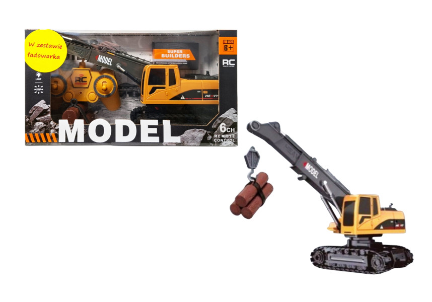 Maszyna budowlana dźwig gąsienicowy sterowany pilotem z ładowarką