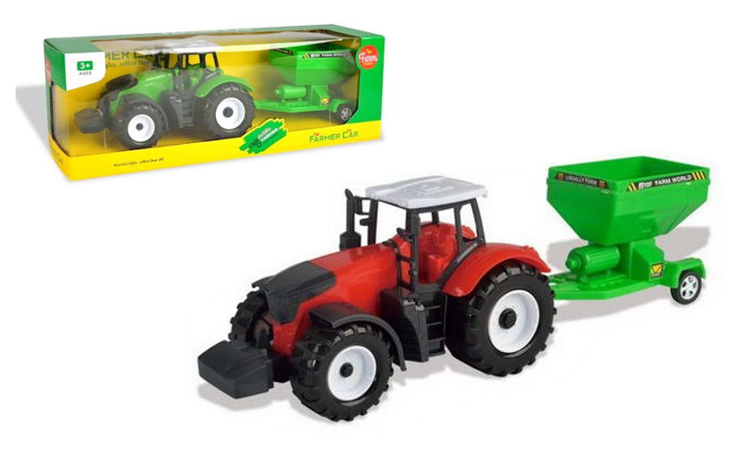 Traktor z napędem i maszyną