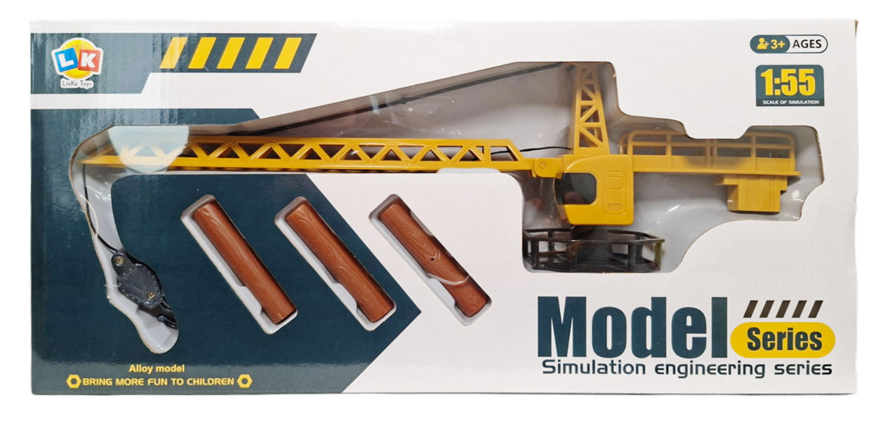 Maszyna budowlana dźwig z akcesoriami