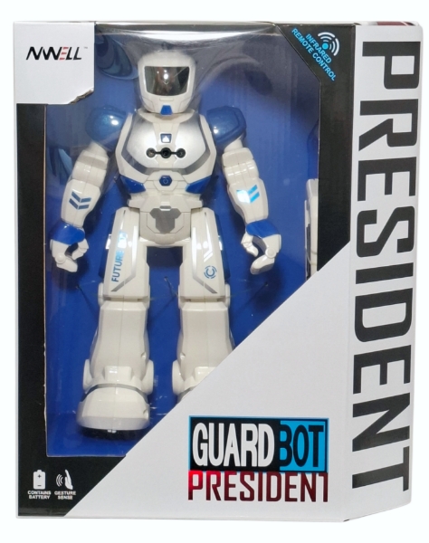 Robot chodzący zdalnie sterowany radiowo pilotem