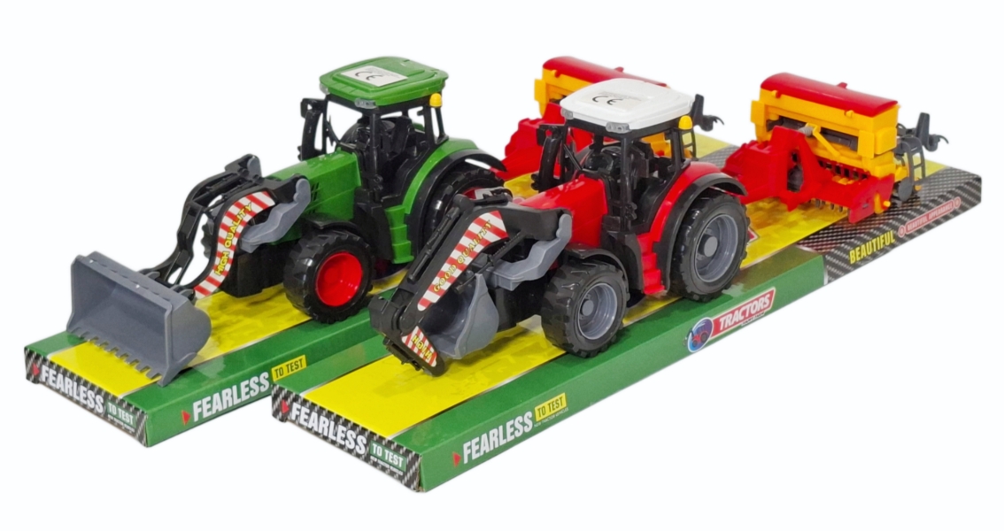 Traktor z maszyną