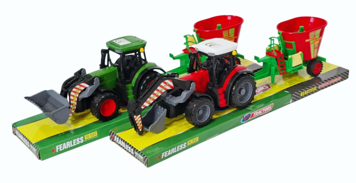 Traktor z maszyną