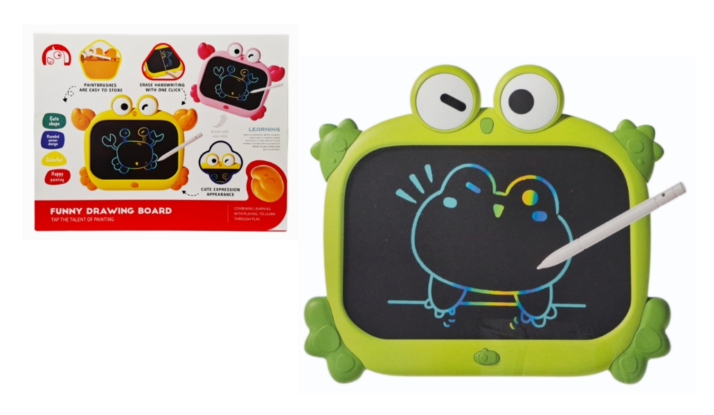 Tablet LCD znikopis żabka