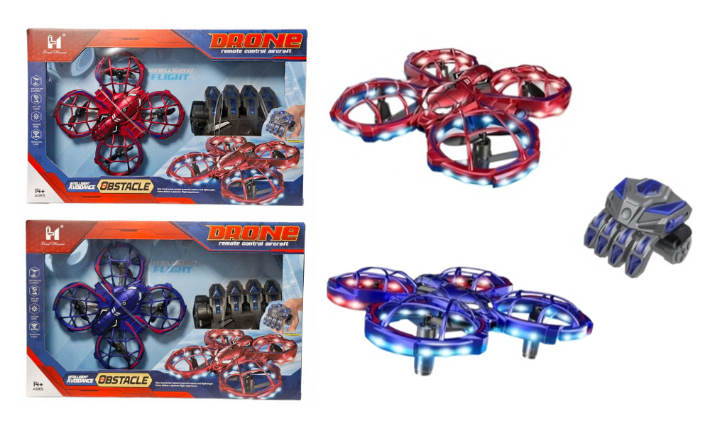 Dron ze światłem
