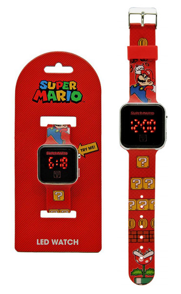 Zegarek cyfrowy Super Mario