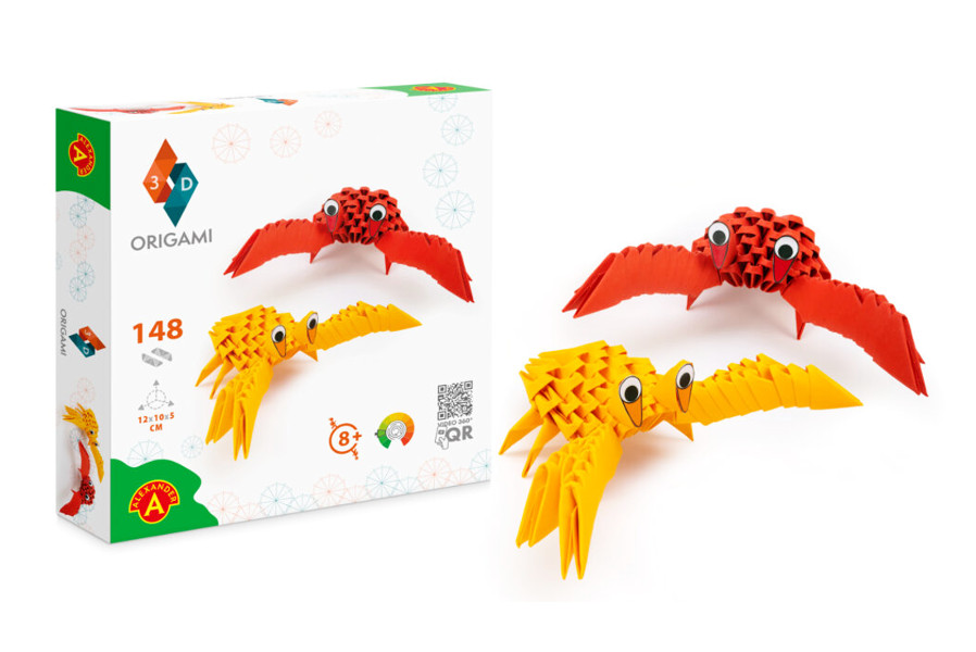 Origami 3D kraby