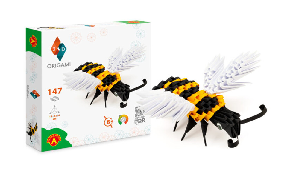 Origami 3D pszczoła
