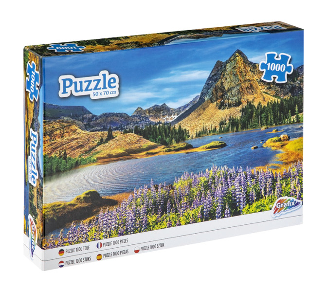 Grafix Puzzle 1000 Jezioro w górach