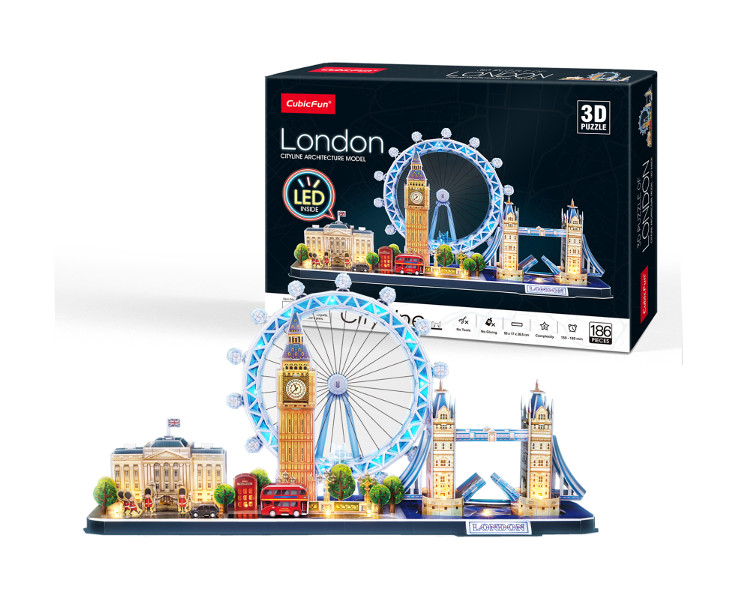 Puzzle 3D City Line Londyn