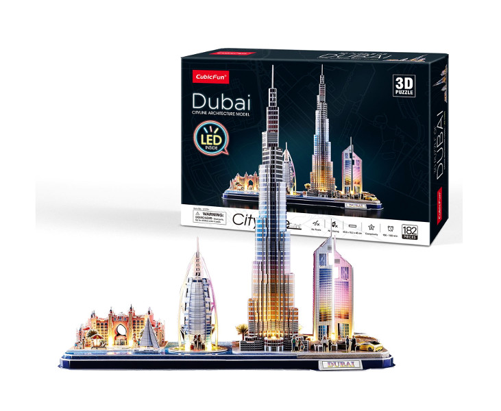 Puzzle 3D Led Dubaj