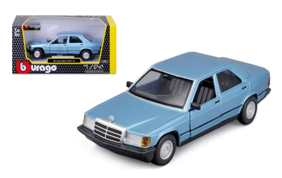 Bburago 1:24 Mercedes-Benz 190E Blue