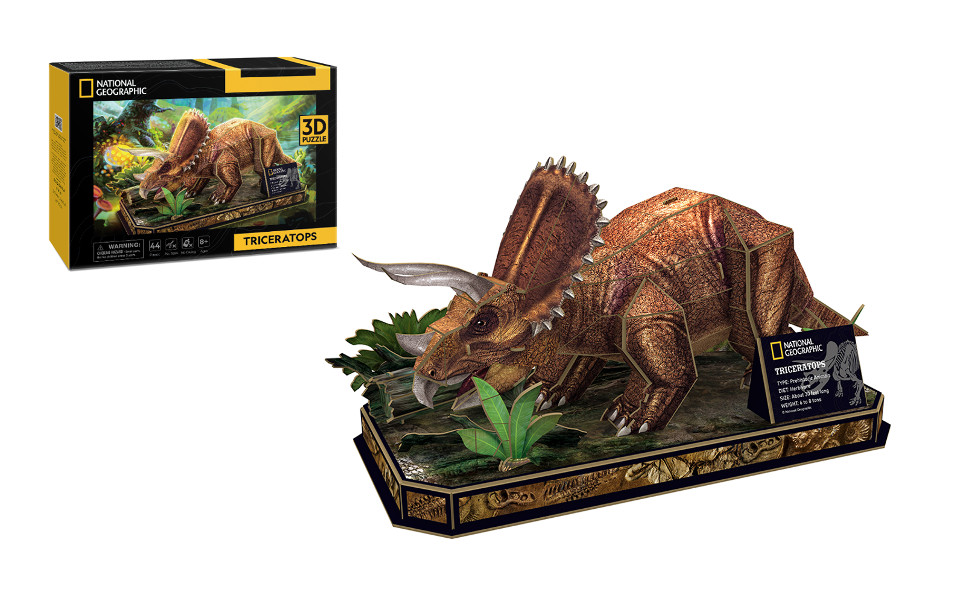 Puzzle 3d Triceratops