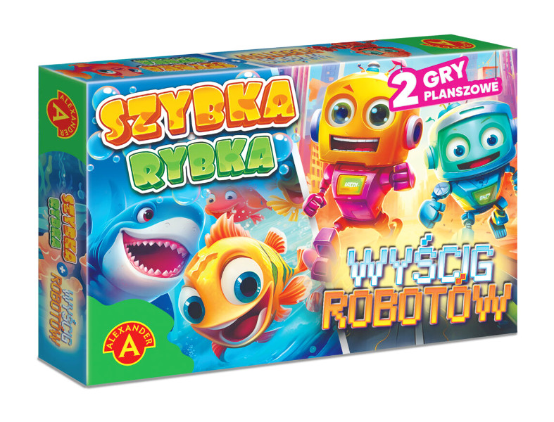 Gra Szybka rybka + Wyścig robotów