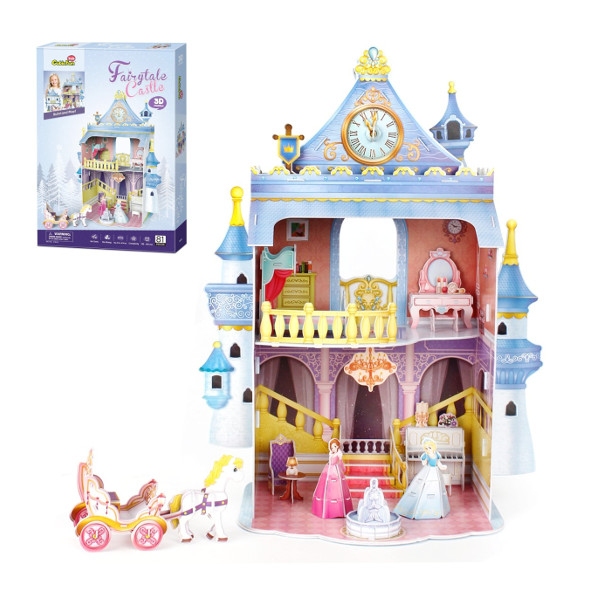 Puzzle 3D Domek dla lalek Fairytale Castle