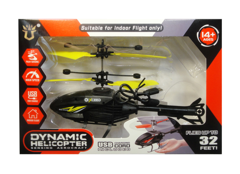 Helikopter sterowany dłonią