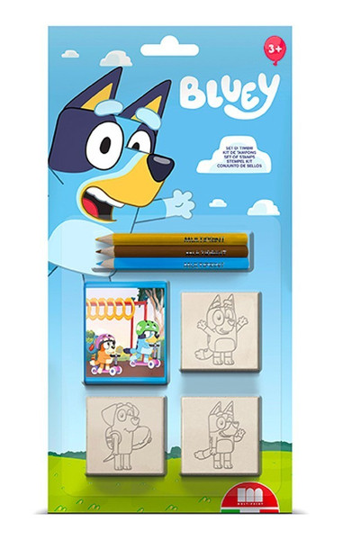 Multiprint Bluey Pieczątki 3szt