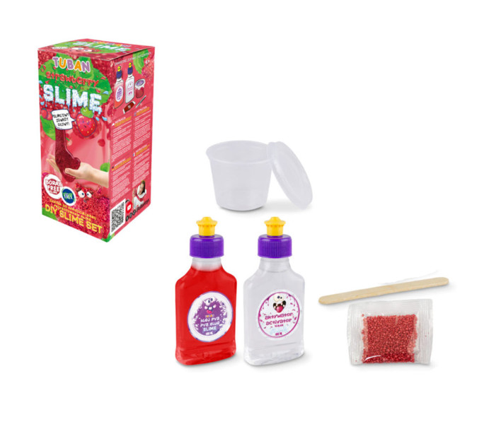 Slime Zestaw Diy Truskawka