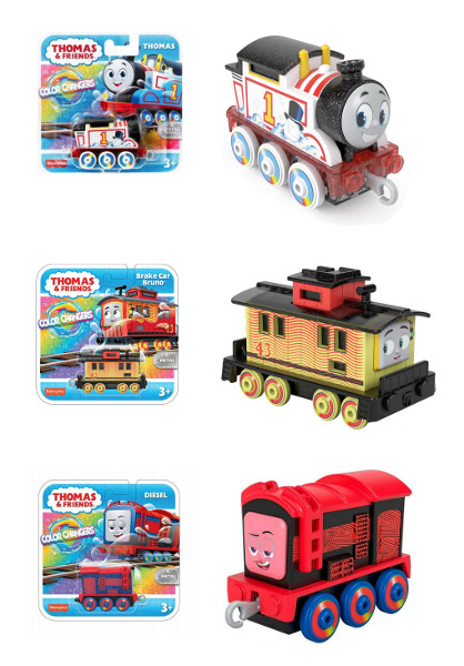 Thomas lokomotywa zmieniająca kolor