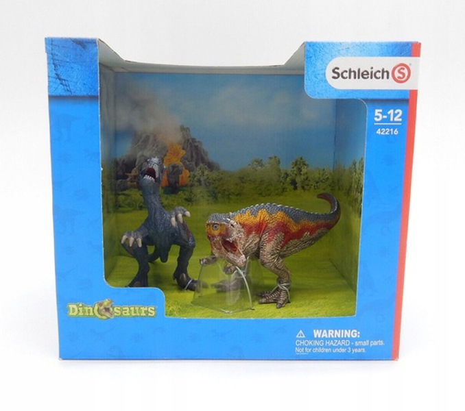 Schleich Dino t-rex i velociraptor