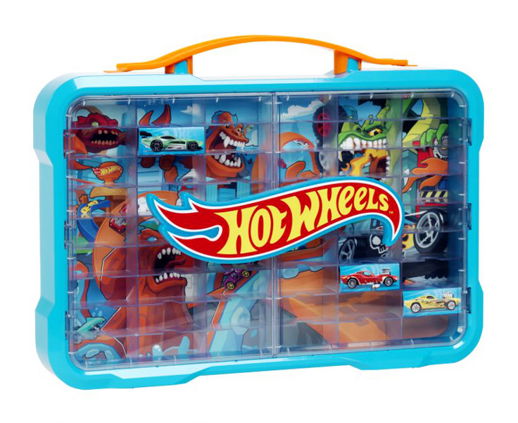 Walizka na Hot Wheels z podświetlanym