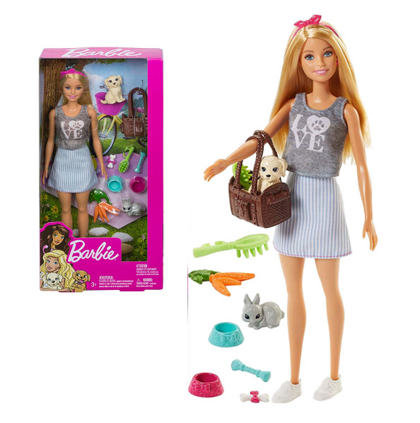 Barbie lalka ze zwierzakami