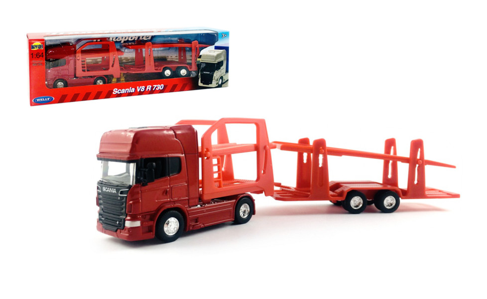 Welly Truck 1:64 Scania R730 transporter