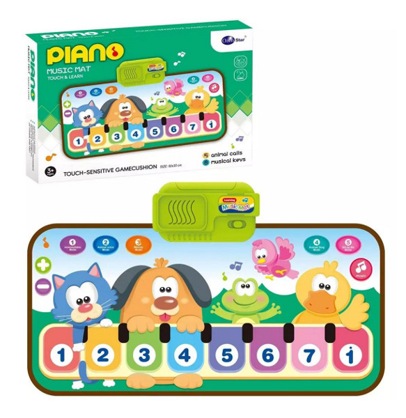 Mata muzyczna Pianinko Zwierzęta