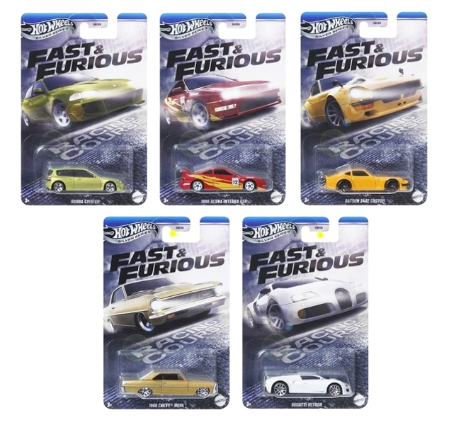 Hot Wheels Szybcy i wściekli samochody