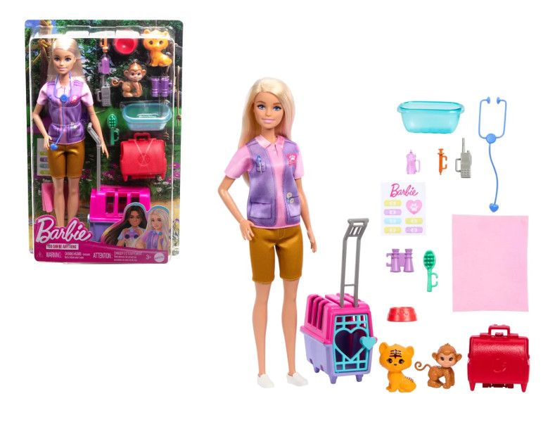 Barbie Weterynarz ratowniczka zwierząt