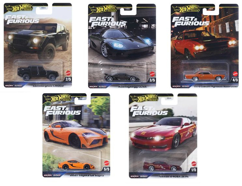 Hot Wheels Premium Szybcy i wściekli