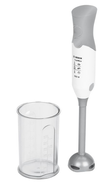 Blender Bosch z pojemnikiem srebrny