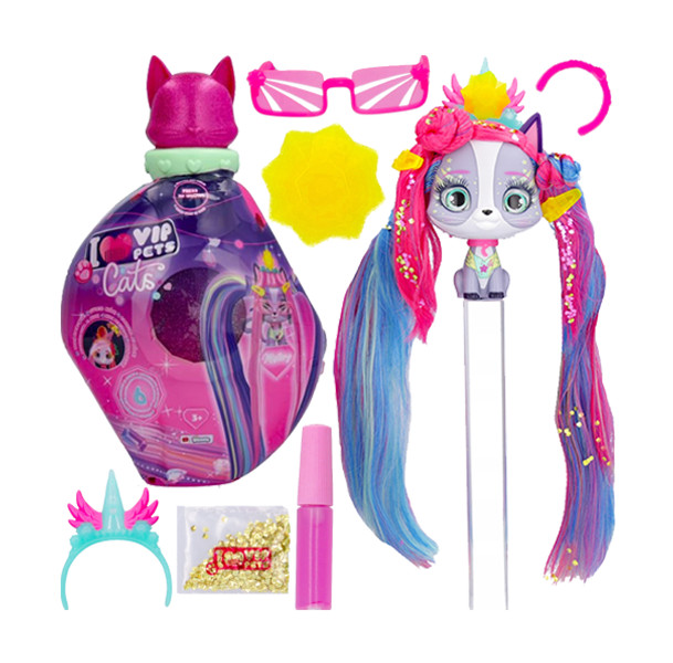 Kot z włosami do stylizacji Mystery