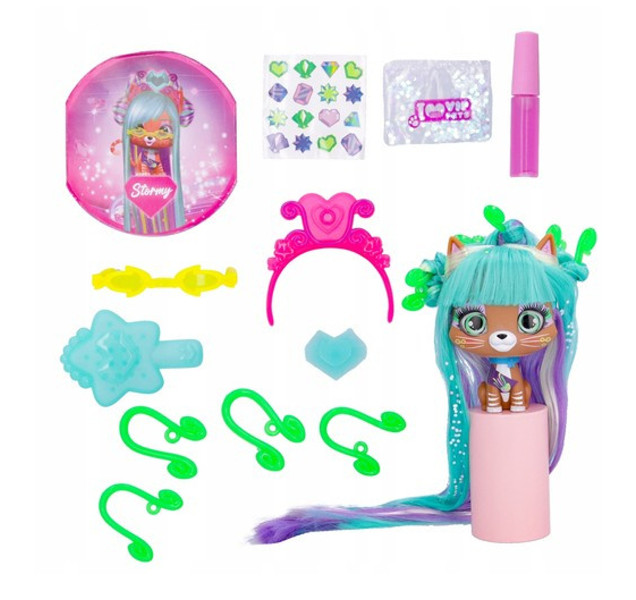 Kot z włosami do stylizacji Stormy