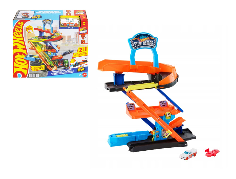 Hot Wheels Kaskaderski garaż 2w1