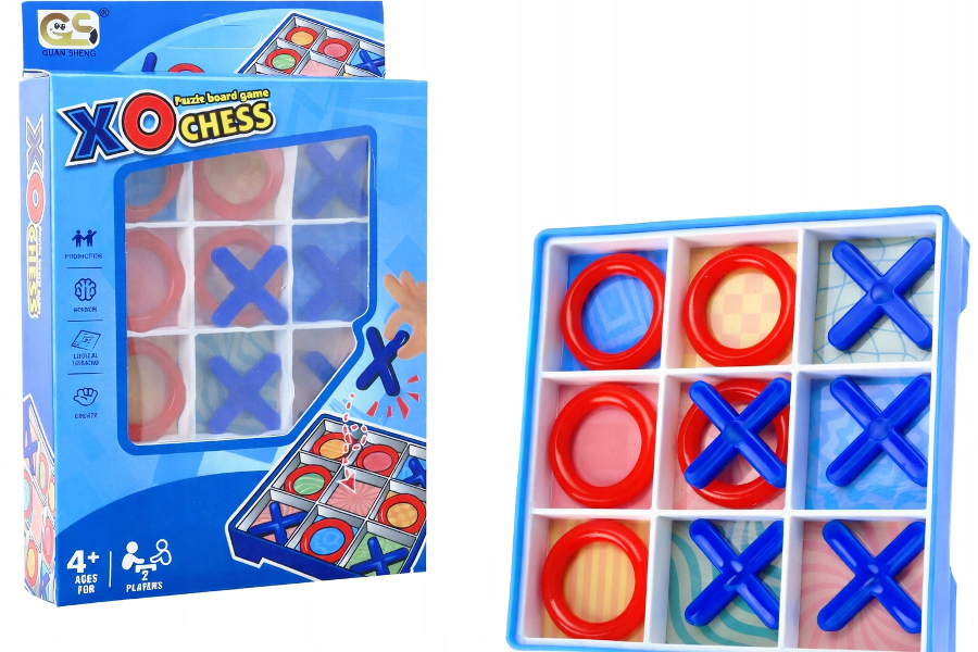 Gra kółko i krzyżyk w pudełku