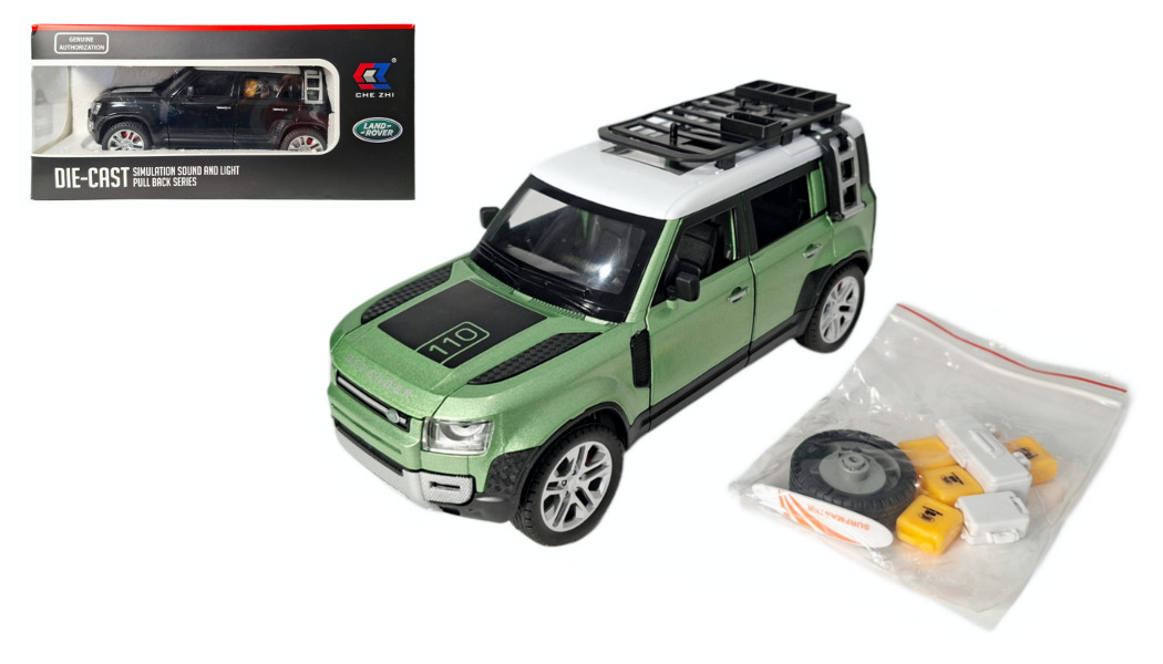 Land Rover Defender 1:24 św./dź. metal